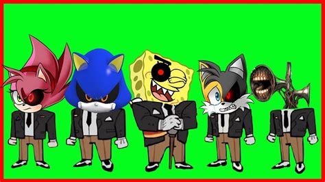 Metal Sonic Spongebob Exe Siren Head Amy Exe Coffin Dance Meme