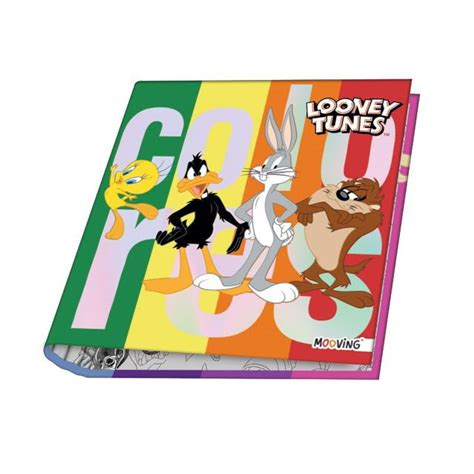 Carpeta N X Mooving Looney Tunes Colores Batik Librer A