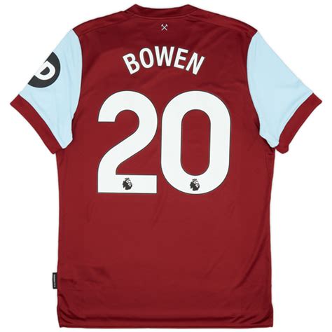 2023-24 West Ham Home Shirt Bowen #20