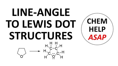 Converting Line Angle To Lewis Dot Structures Youtube