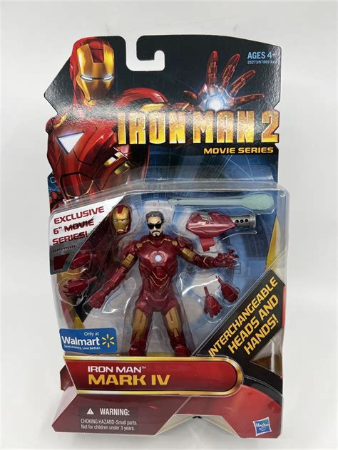 Iron Man 2 Movie Series 6 Mark IV Tony Stark Walmart Exclusive Action