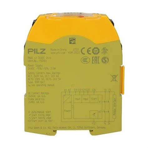 PILZ PNOZ Safety Relay S3 C 24VDC 2 N O At 19500 00 Piece Relay In