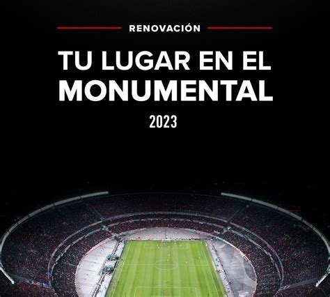 Politica en River on Twitter Tu Lugar en el Monumental 2023 Sívori y