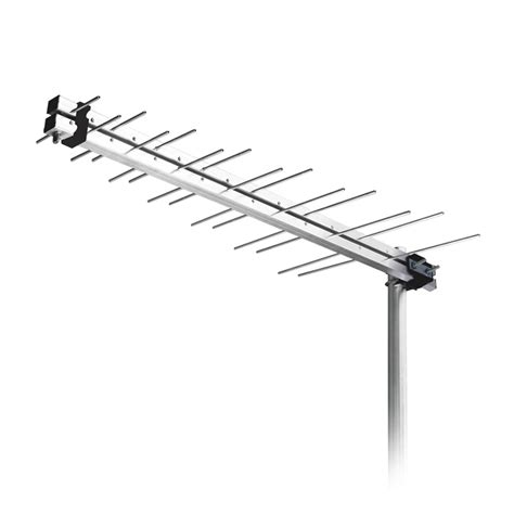 Antena Externa Aquario LU 14P Log Periodica Digital Uhf Hdtv No Shoptime