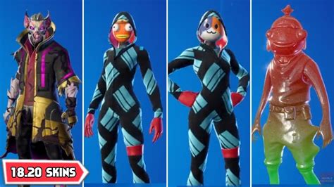 Tricksy Skin Gummy Fishstick And Halloween Skins Added In Fortnite