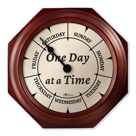 Buy Dayclocks Classic One Day At A Time Clock Day Of The Week Clock Day To Day Clock With