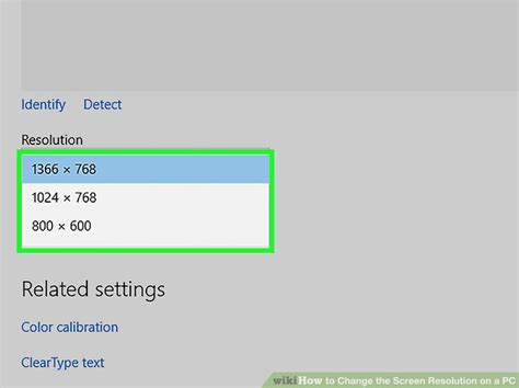 Ways To Change The Screen Resolution On A Pc Wikihow