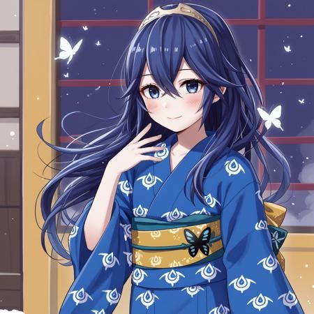 Lucina Yukata Fire Emblem Awakening Hot Spring Scramble AI Art Model PixAI