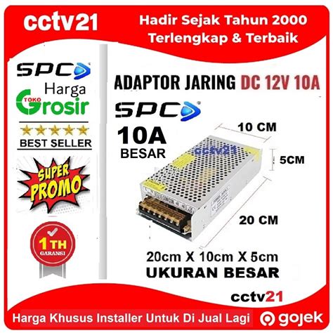 Jual Power Supply Adaptor Jaring Spc Output Dc V A Murni Garansi