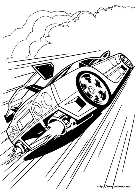 Coloriage Hot Wheels Transport Dessin à colorier Coloriages à Imprimer Gratuits