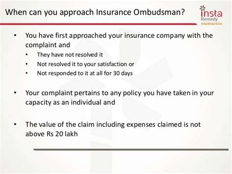 Know About Insurance Ombudsman