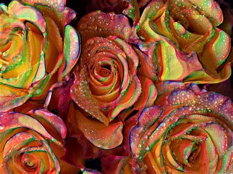 Rainbow Roses Wallpapers - Top Free Rainbow Roses Backgrounds - WallpaperAccess