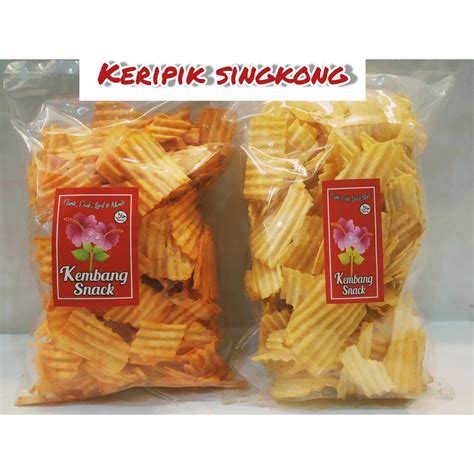 Jual Kue Kering Keripik Singkong Keju Tes Kemasan Gr Kembang Snack