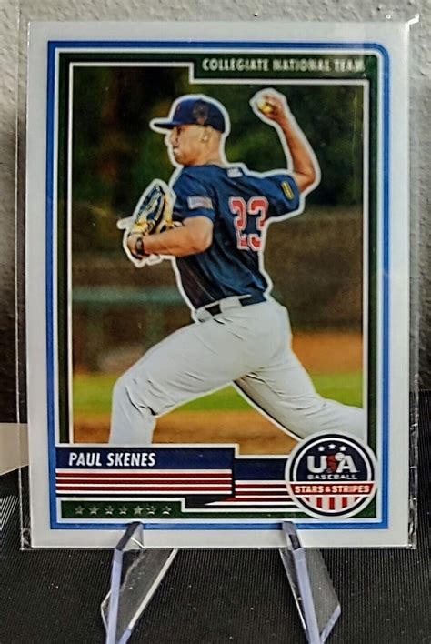 Panini Usa Baseball Stars Stripes Paul Skenes Rookie Card