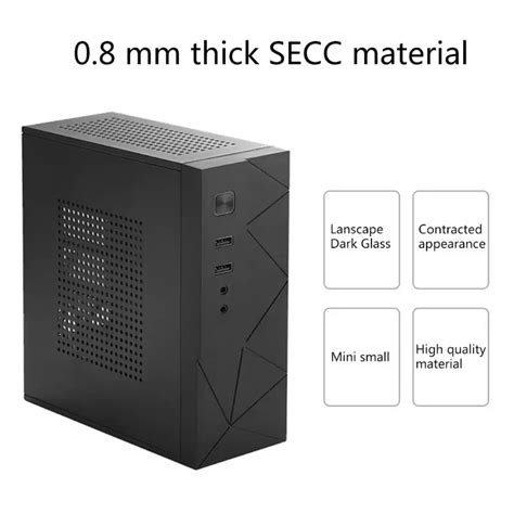 Bo Tier Jx Secc Mini Itx Htpc Ch Ssis Usb Pour Ordinateur De Jeu