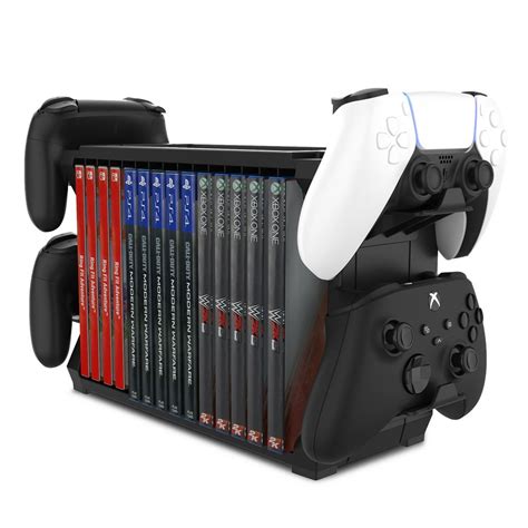 Products Games Storage Tower Up To 15 Cd Disc For Ps5 Game Disk Rack