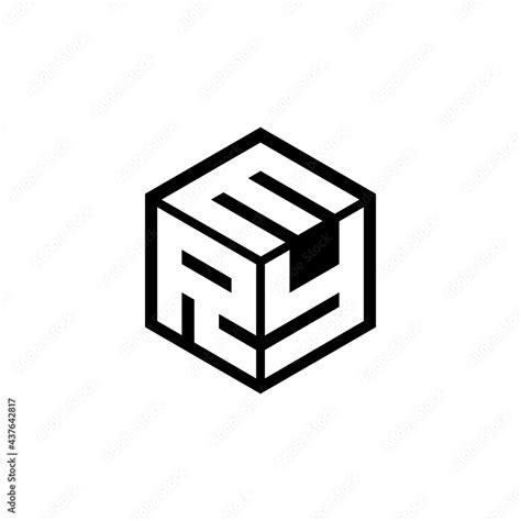 Rym Letter Logo Design With White Background In Illustrator Vector
