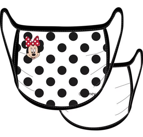 Mascarilla Facial De Protección De Tela Poá Para Niños Disney Minnie