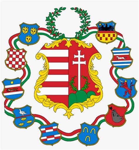 Hungary Large Coa 1849 Symbol Of Hungary Png Image Transparent Png