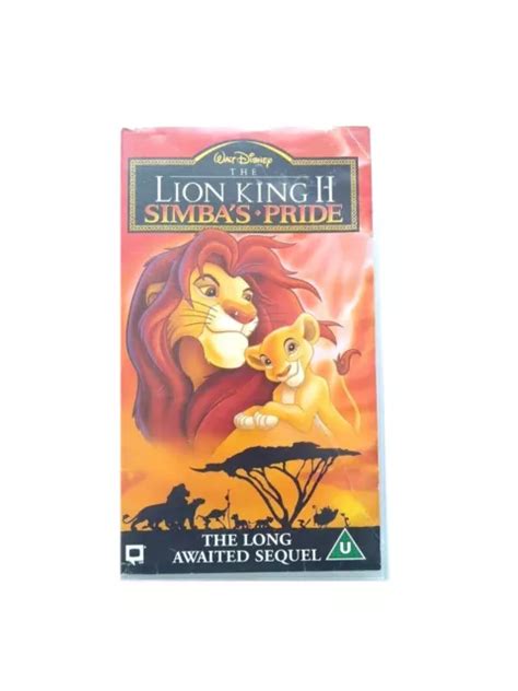 The Lion King Ii Simba S Pride Wide Screen Pal Vhs Video Tape