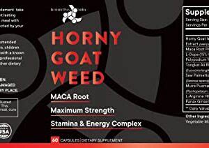 Horny Goat Weed By Breakthru Labs Mg Max Strength Maca Root