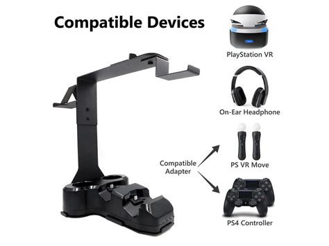 Ps4 Vr Headset Stand And Controller Charge Station Buy Ps4 Vr Headset Stand And Controller