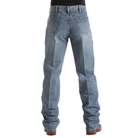 Cinch Mens White Label Jeans 34 Leg Outback Whips And Leather