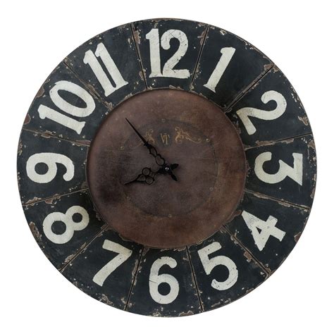 Oversized Metal Wall Clock | Foter