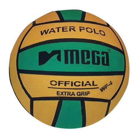 Mega Water Polo Ball Green Yellow Size 4 MegaSportMarket