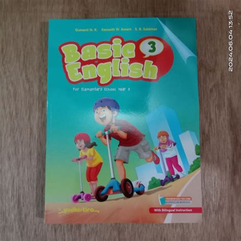 Jual Basic English Kelas 3 Sd Kurikulum Merdeka Yudhistira Buku