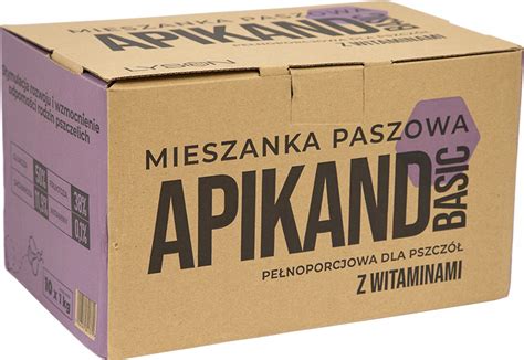 Apikand Basic Ciasto Z Witaminami Kg Karton X Kg Ciasto Dla Pszcz