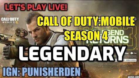 Live Call Of Duty Mobile Garena Legendary On Br Youtube