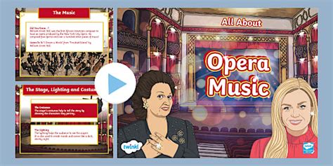 Ks All About Opera Music Information Ppt Twinkl