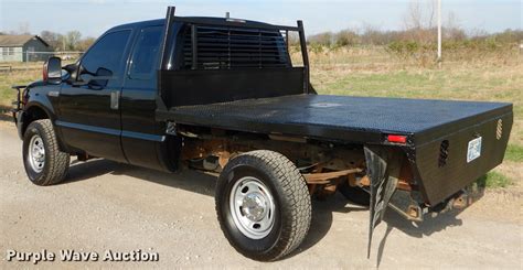 2006 Ford F250 Super Duty Supercab Flatbed Pickup Truck In Collinsville