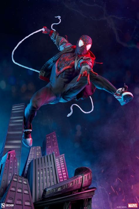 Marvel Miles Morales Premium Format Figure By Sideshow Collectibles