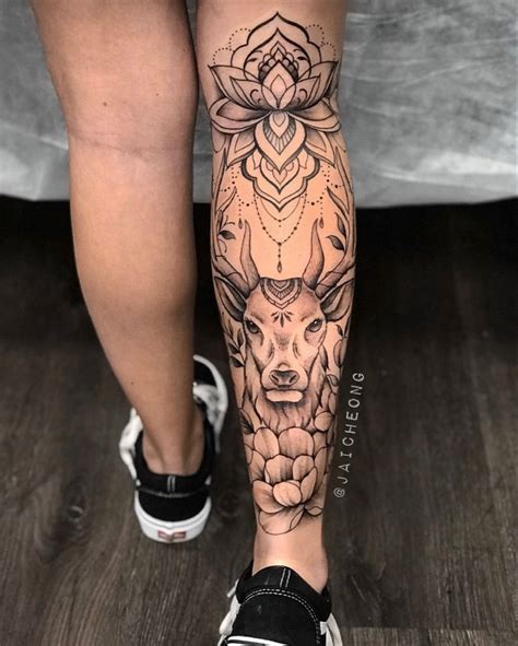 Ox Tattoo Chic Tattoo Knee Tattoo Bild Tattoos Dope Tattoos Pretty