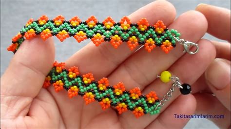 Rengarenk Boncuk B Lekl K Yapili I Making Colorful Bead Bracelet