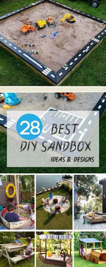 28 Cute DIY Sandbox Ideas Your Kids Will Love - InteriorSherpa