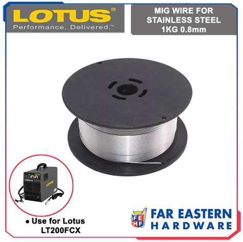 LOTUS Flux Cored Wire For Stainless Steel 0 8mm 1KG MIG WIRE Gasless