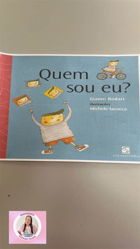 Livro Quem Sou Eu Professora Carolina Palhas