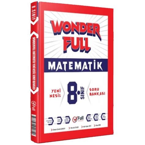 Full Matematik 8 Sınıf LGS Matematik Wonderful Yeni Nesil Soru Bankası