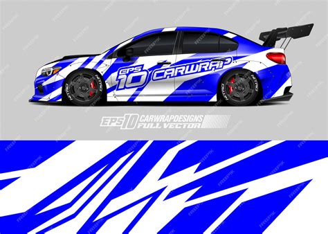 Premium Vector Racing Car Wrap Designs
