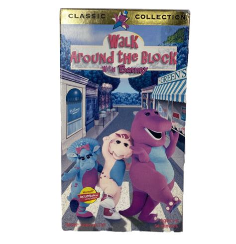 Barney Walk Around The Block With Barney Vhs 1999 For Sale Online Ebay