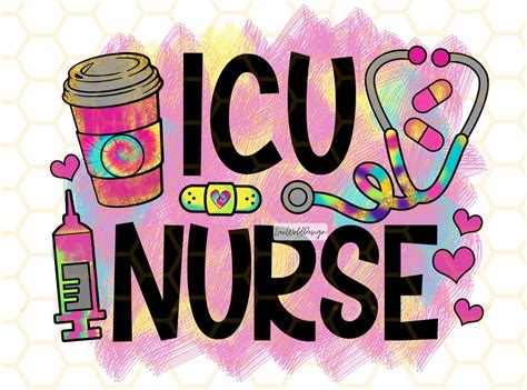 ICU Nurse PNG Nurse Png Nurse Clipart Nurse Sublimation Nurse Life Png Nurse Design Sublimation ...