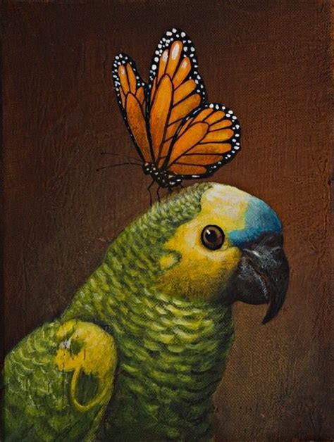 Kevin Sloan Surreal Art Parrots Art Animal Paintings