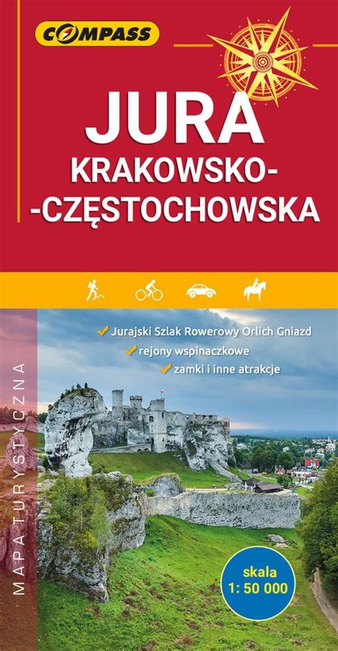 Mapa turystyczna Jura Krakowsko Częstochowska 1 50 000 Książka