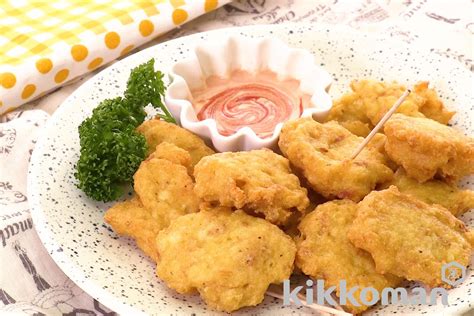 ふんわり食感♪豆腐とツナのナゲットのレシピ・つくり方 キッコーマン ホームクッキング