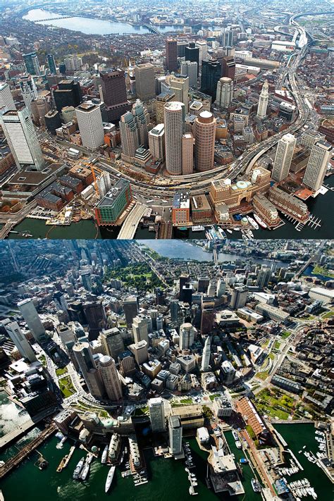 Boston before and after the Big Dig [1280x1920] Boston Strong, In ...