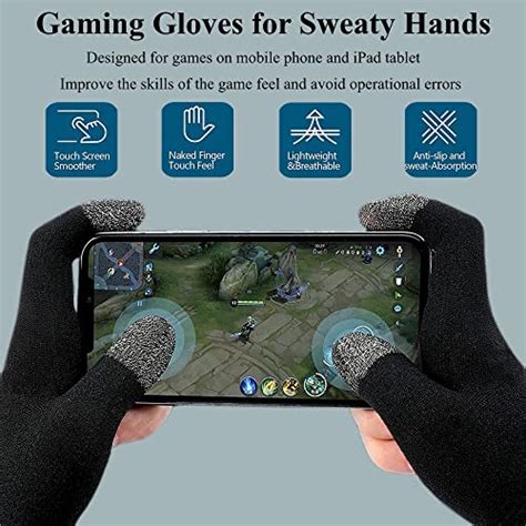 Rakizbe Touchscreen Gloves For Sweaty Hands Ultra Thin Anti Sweat