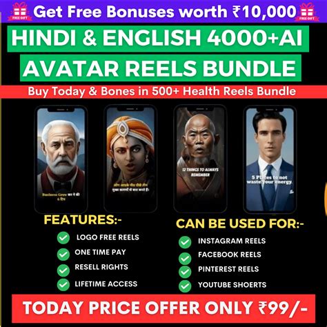 Get The Ultimate Ai Avatars Motivational Reels Bundle Today